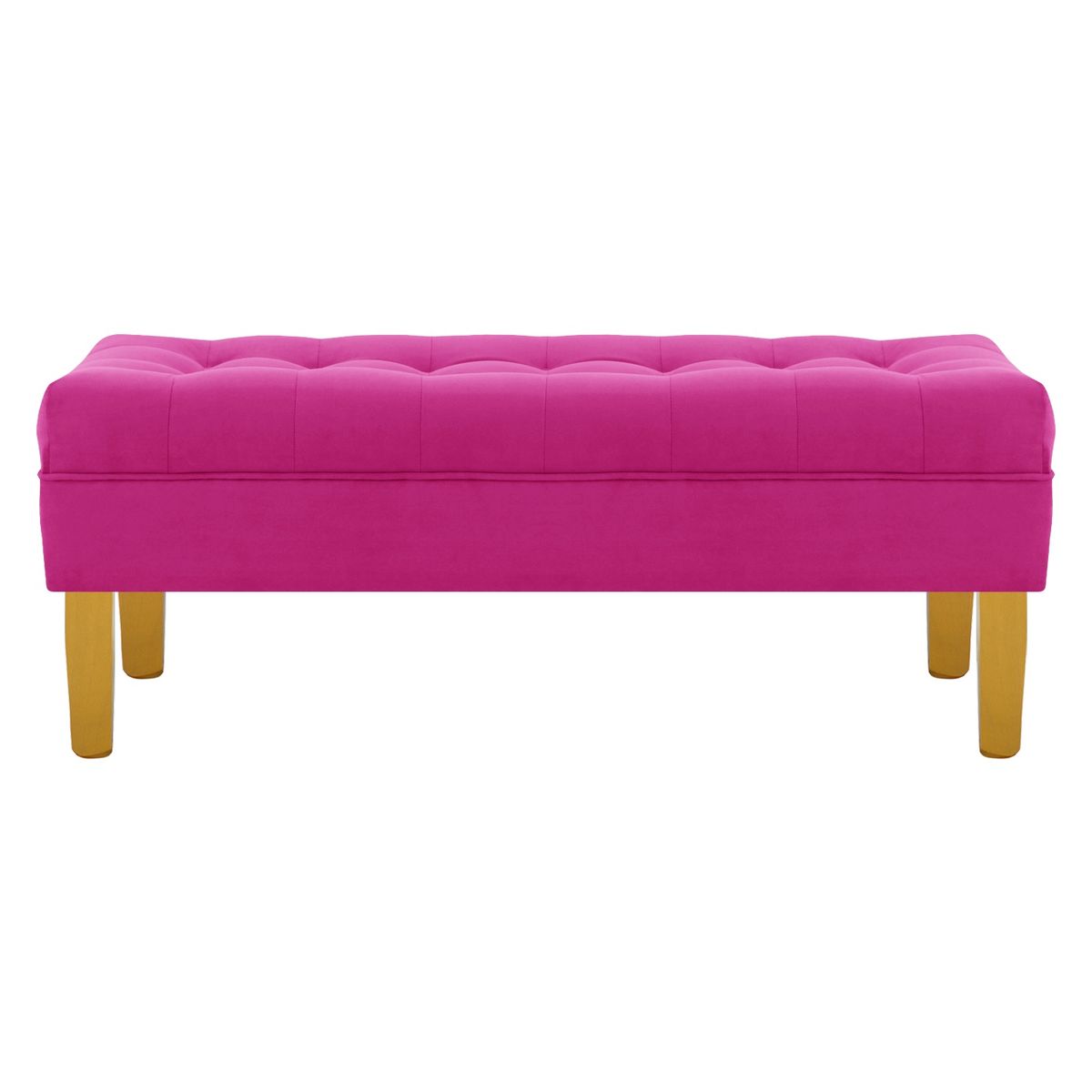 BODEVIR - Banqueta Wood 2C Felpa 01 Fucsia.