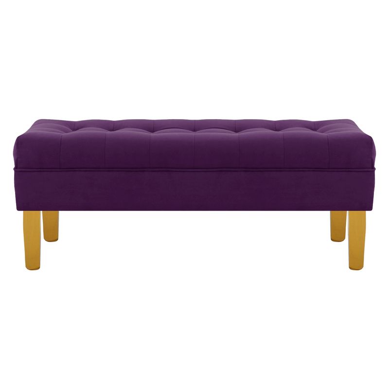 BODEVIR - Banqueta Wood 2C Felpa 01 Morado