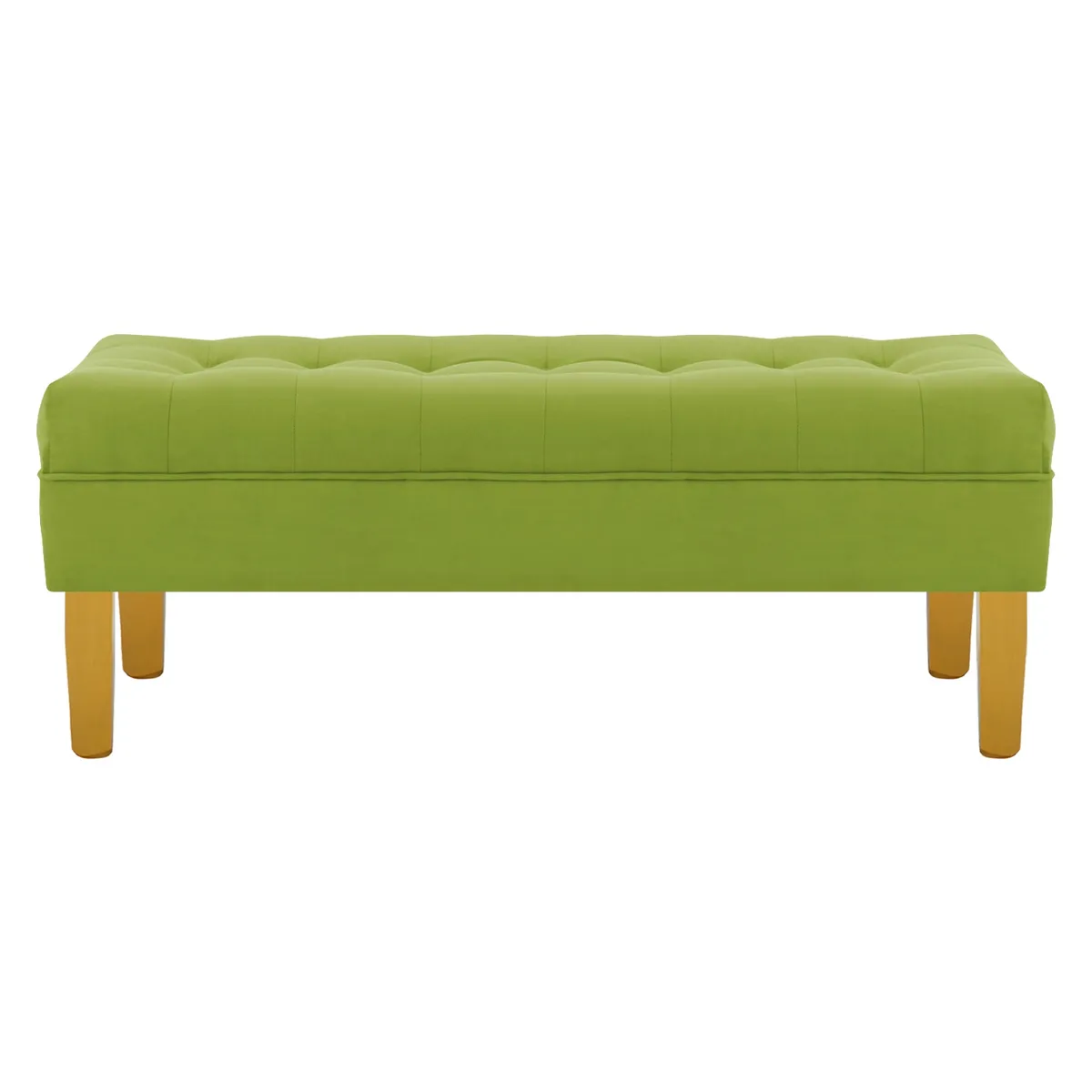 BODEVIR - Banqueta Wood 2C Felpa 01 Pistacho