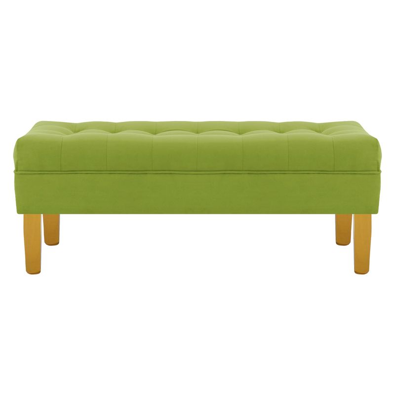 BODEVIR - Banqueta Wood 2C Felpa 01 Pistacho