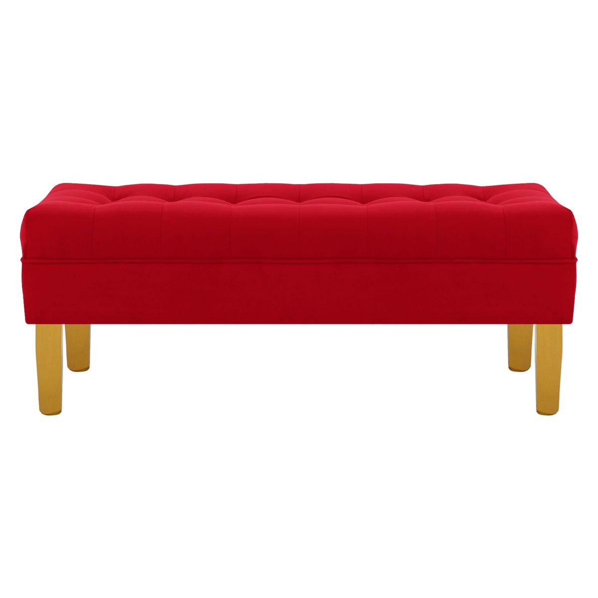 BODEVIR - Banqueta Wood 2C Felpa 01 Rojo