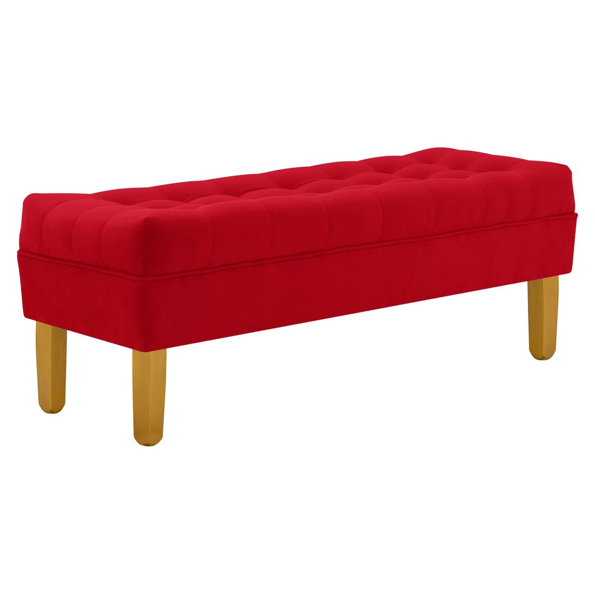 BODEVIR - Banqueta Wood 2C Felpa 01 Rojo