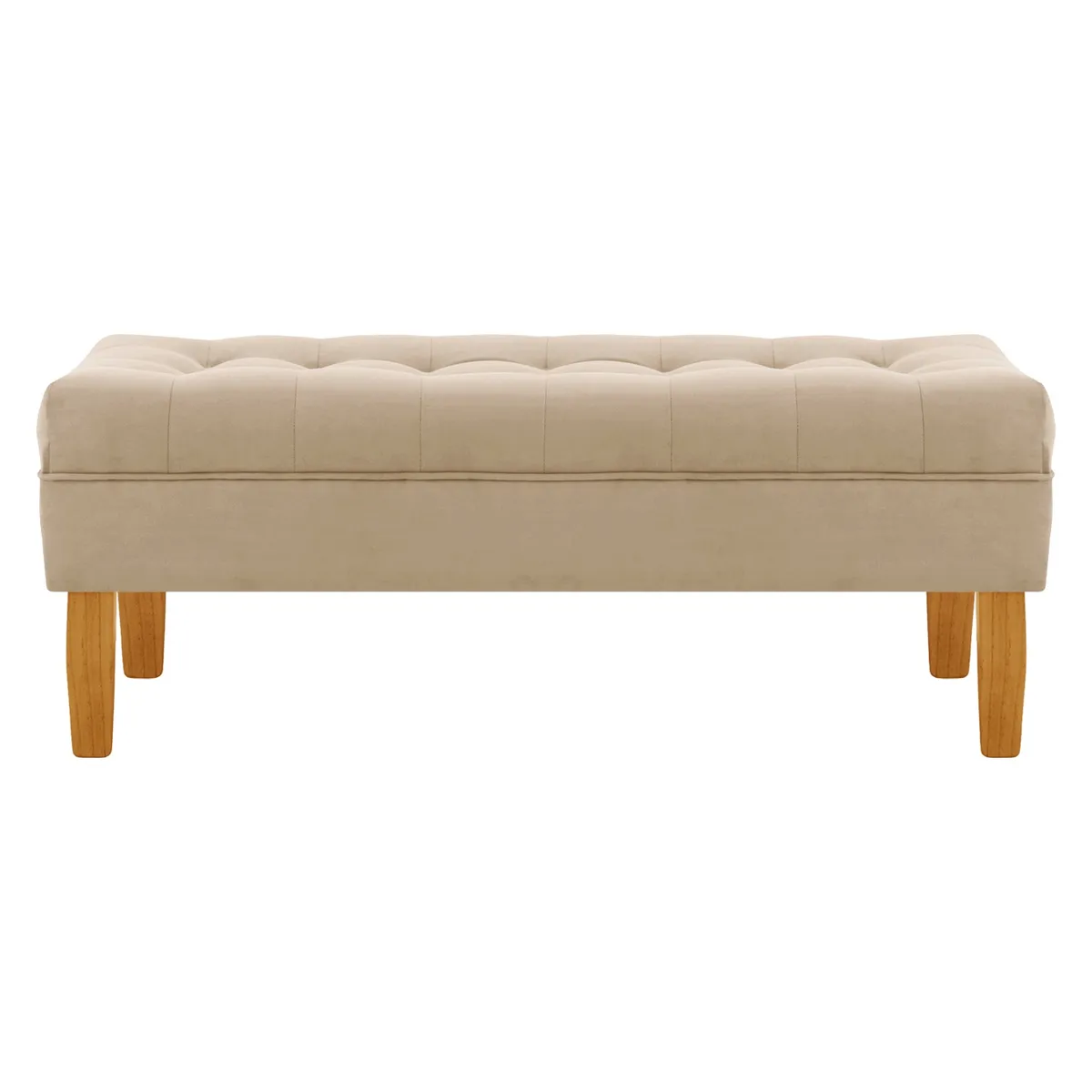 BODEVIR - Banqueta Wood 2C Felpa 04 Beige