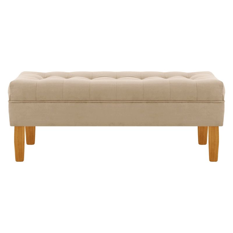 BODEVIR - Banqueta Wood 2C Felpa 04 Beige