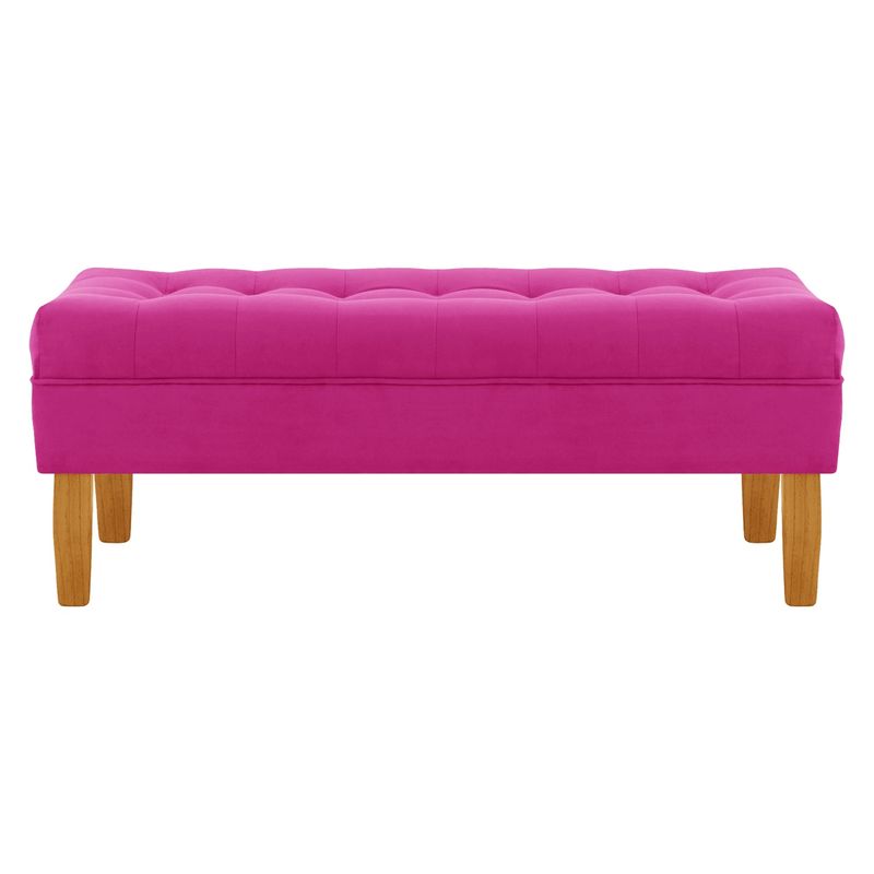 BODEVIR - Banqueta Wood 2C Felpa 04 Fucsia
