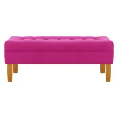 BODEVIR - Banqueta Wood 2C Felpa 04 Fucsia