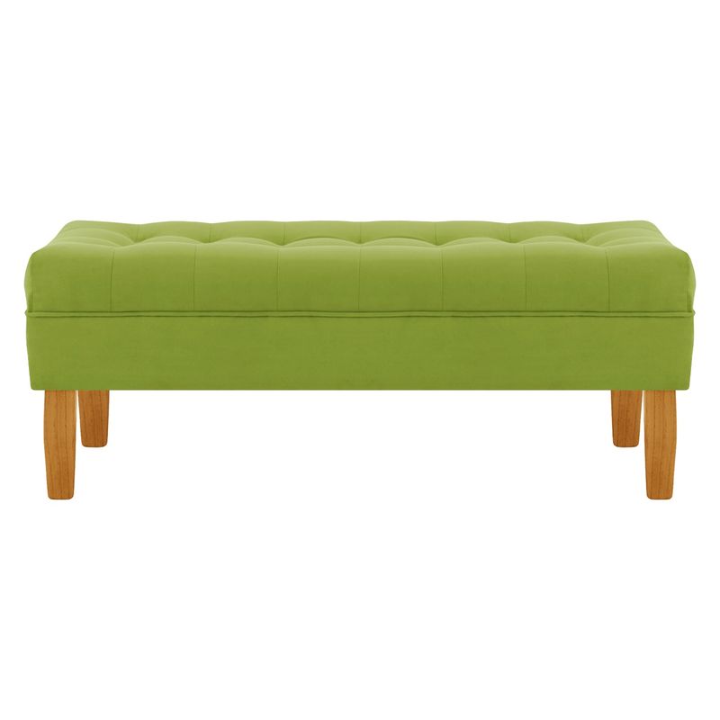 BODEVIR - Banqueta Wood 2C Felpa 04 Pistacho