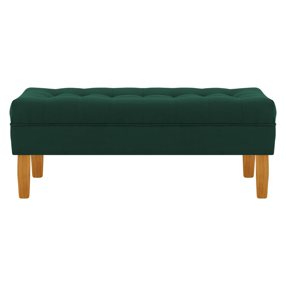 BODEVIR - Banqueta Wood 2C Felpa 04 Verde Botella