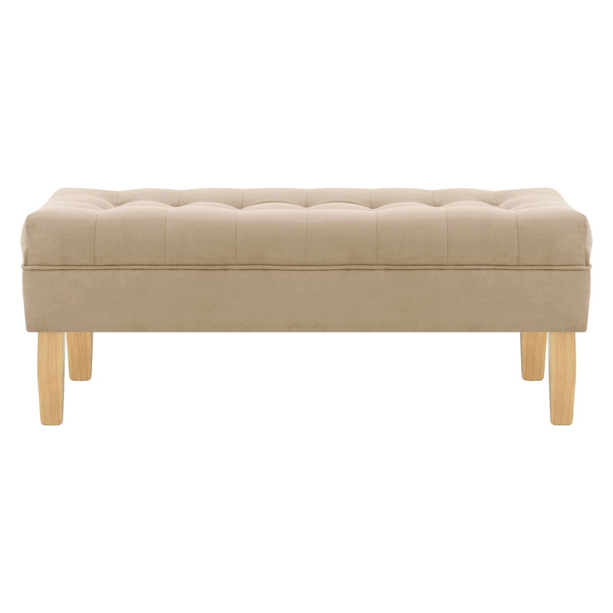 BODEVIR - Banqueta Wood 2C Felpa 05 Beige