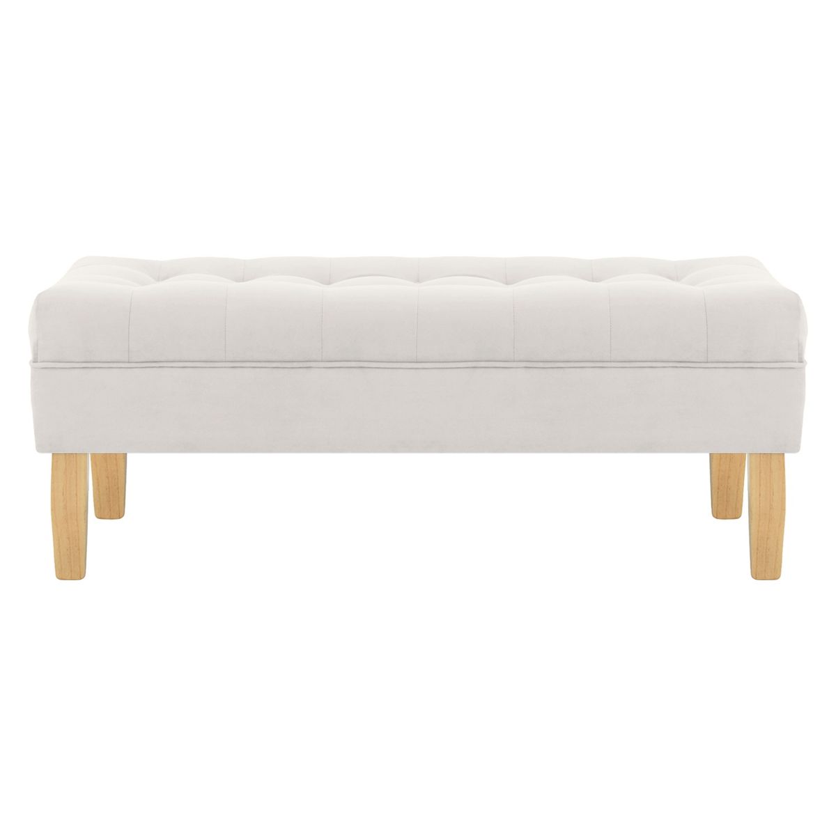 BODEVIR - Banqueta Wood 2C Felpa 05 Crudo