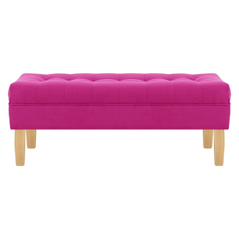 BODEVIR - Banqueta Wood 2C Felpa 05 Fucsia