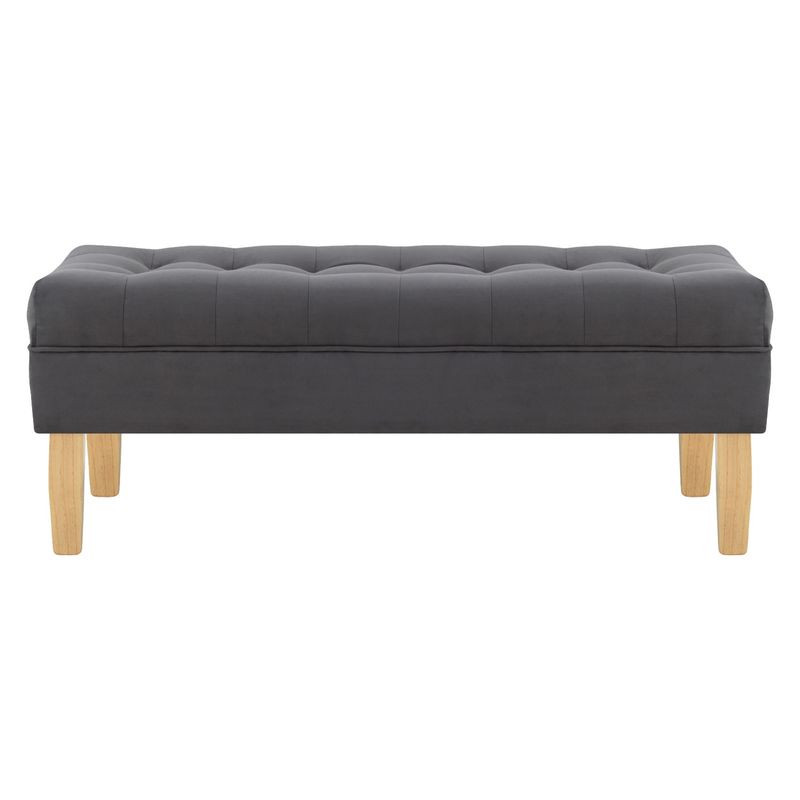 BODEVIR - Banqueta Wood 2C Felpa 05 Gris