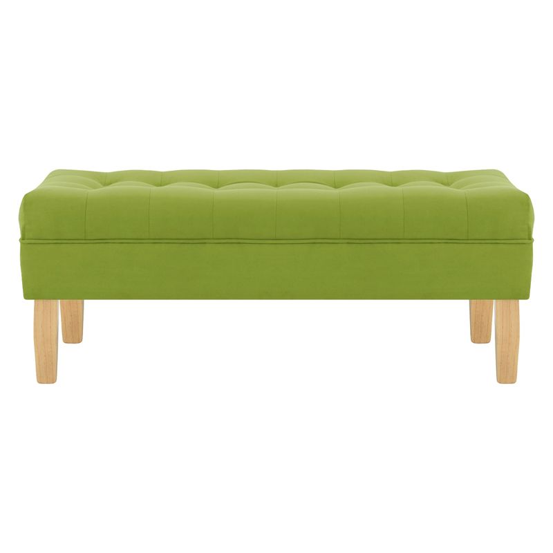 BODEVIR - Banqueta Wood 2C Felpa 05 Pistacho