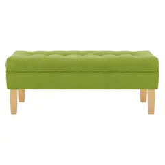 BODEVIR - Banqueta Wood 2C Felpa 05 Pistacho