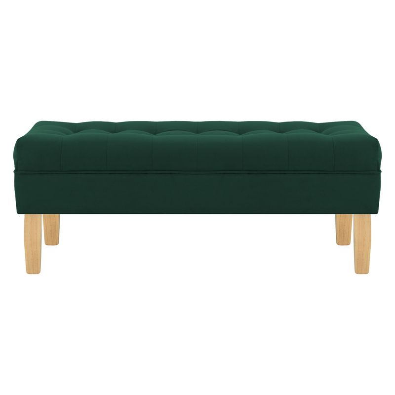 BODEVIR - Banqueta Wood 2C Felpa 05 Verde Botella