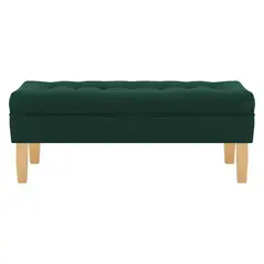 BODEVIR - Banqueta Wood 2C Felpa 05 Verde Botella