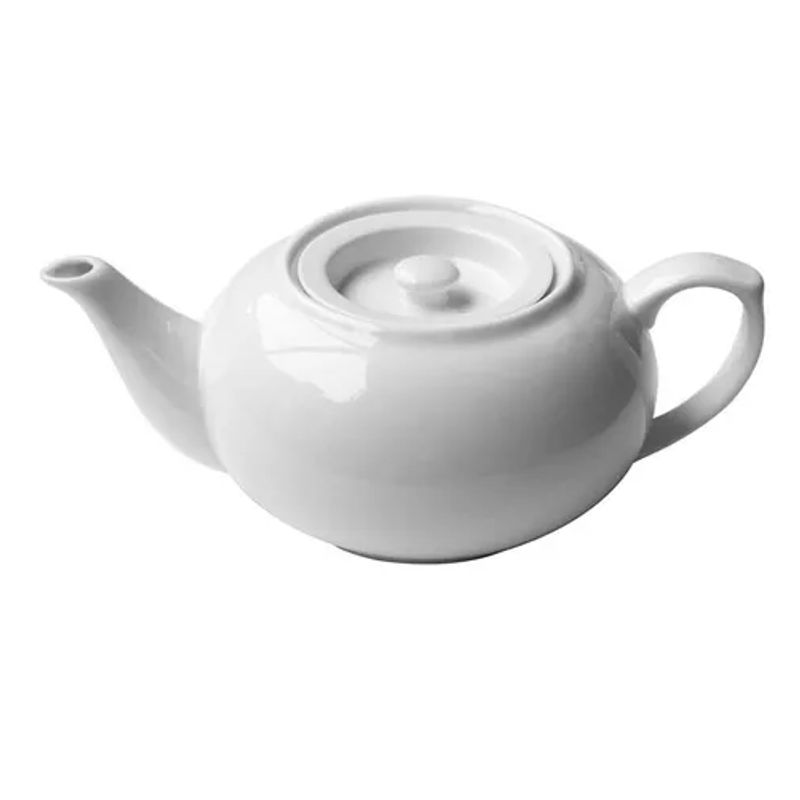GENERICO - Tetera de porcelana redonda de 500 ml