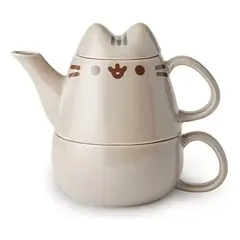 GENERICO - Set de tetera con diseño de gato