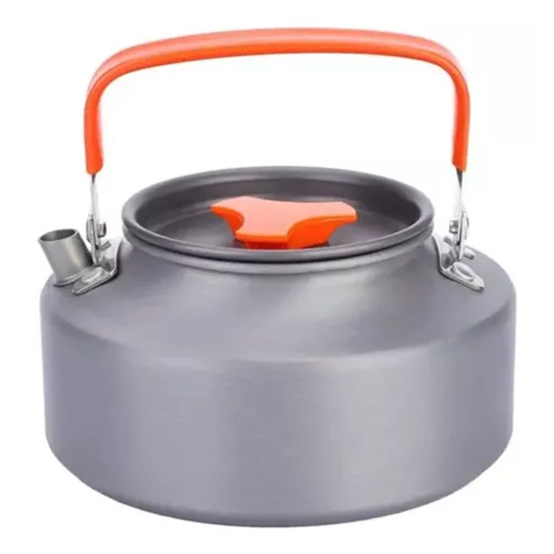 GENERICO - Tetera para camping y caza con silbato capacidad 16 litros