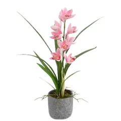 VADELL - ORQUIDEA SILVESTRE ROSADO EN MACETERO 56CM