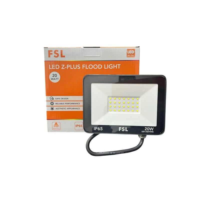 FSL - Foco Reflector LED Z-Plus Flood Light 20W 220V6500K -IP65 SMD FSL