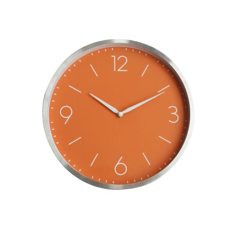 RONDA - Reloj Fondo Naranja moderno 30x30 cm