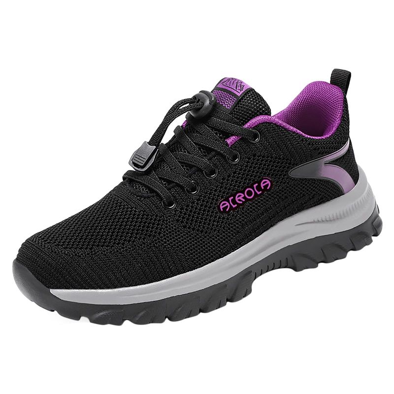 TIOZONEY - Zapatilla Running Mujer - Negro