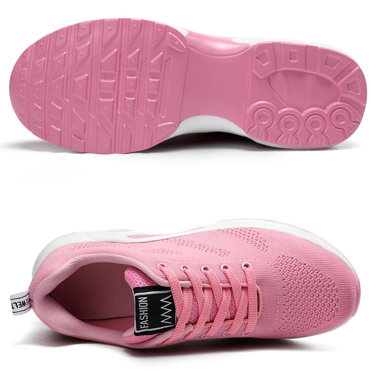 TIOZONEY - Zapatillas casuales para Mujer - Rosa