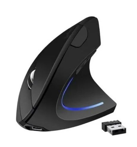 Mouse Vertical - - 6 botones - 1600 dpi - Inalambrico