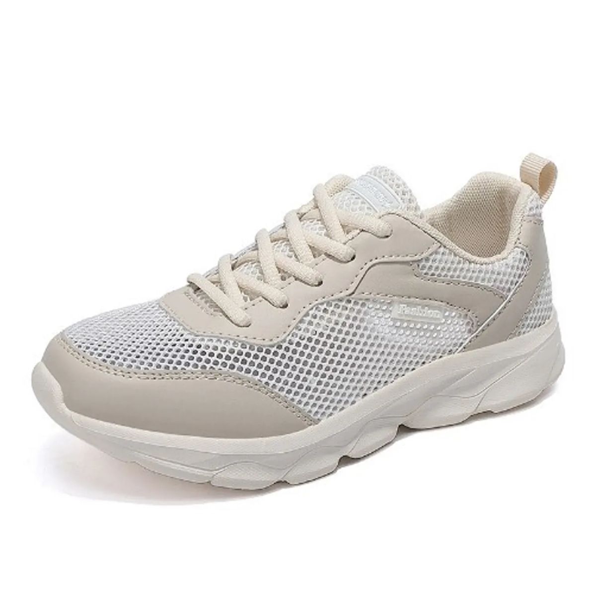 TIOZONEY - Zapatillas casuales para Mujer - Beige
