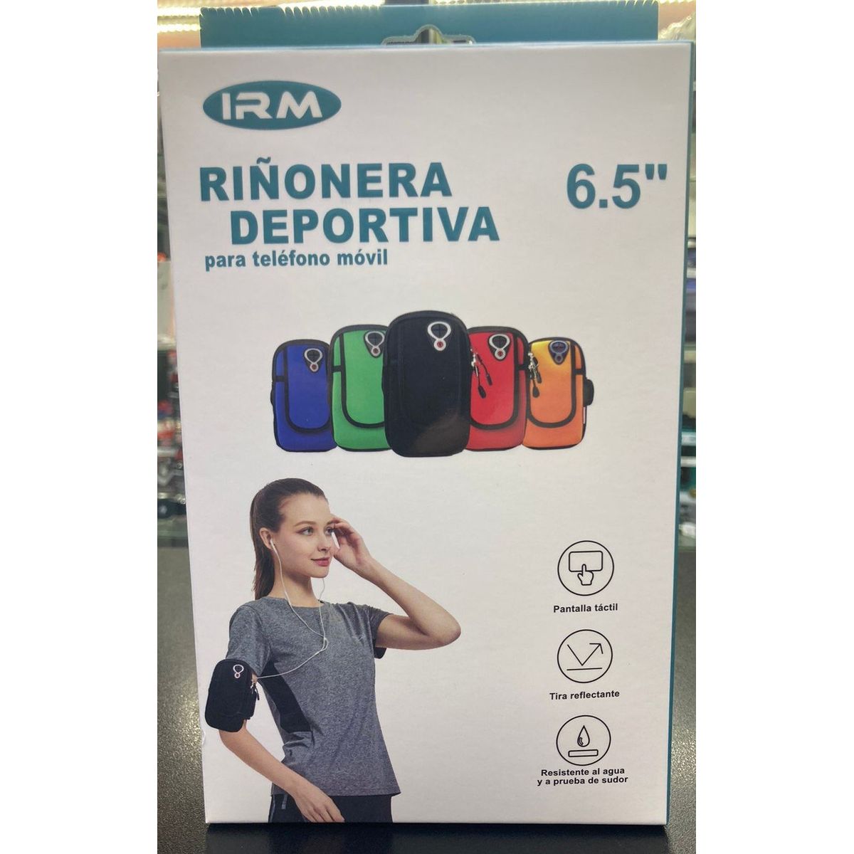 IRM - Riñonera Deportiva para telefono movil de 6 5 pulgadas