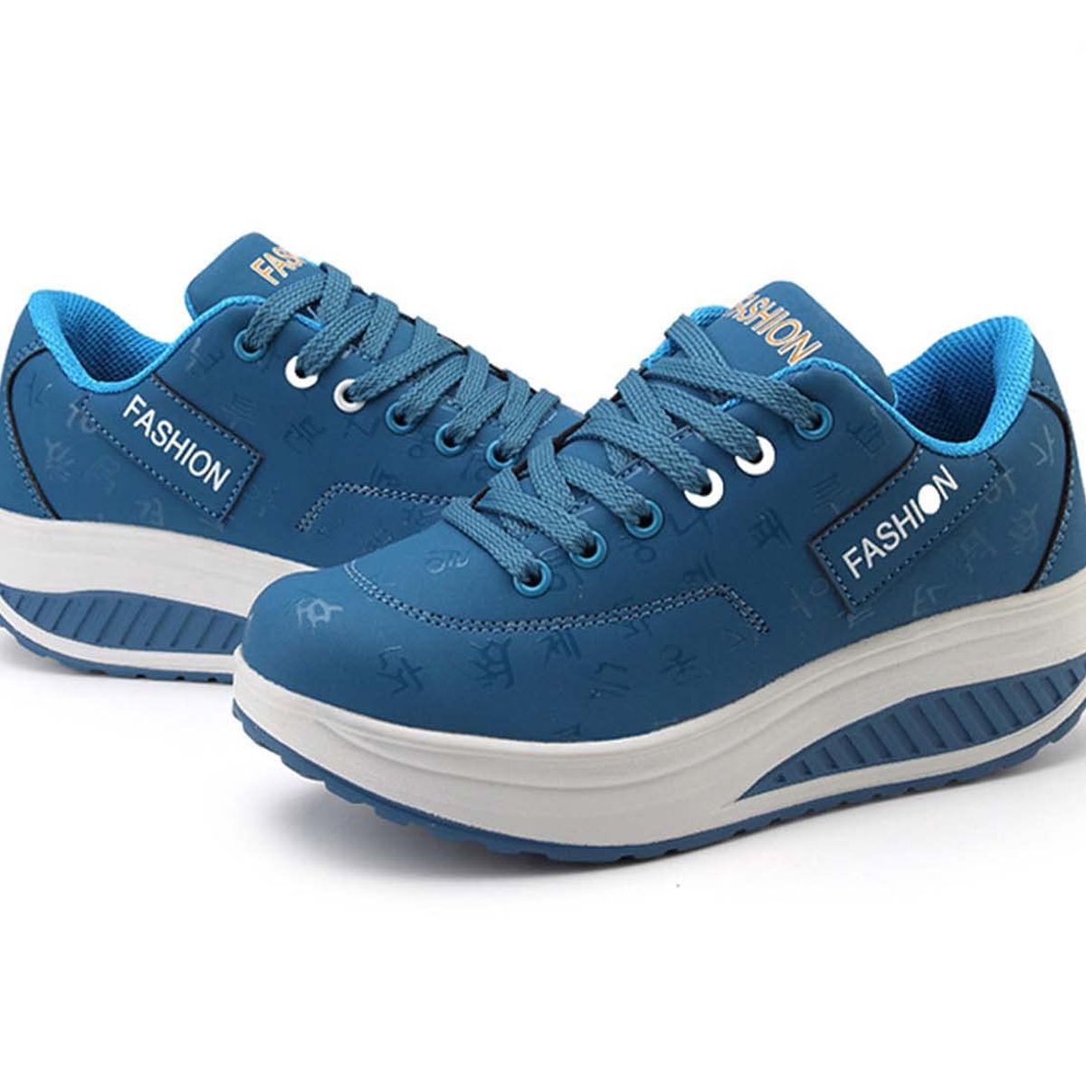 TIOZONEY - Zapatillas casuales para Mujer - Azul