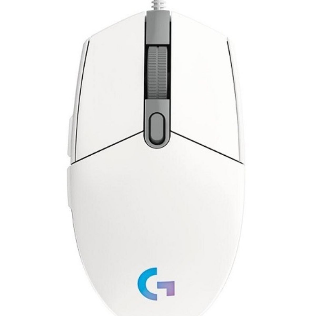 LOGITECH - Mouse Gamer - Logitech G203 Lightsync - 6 Botones - USB - White