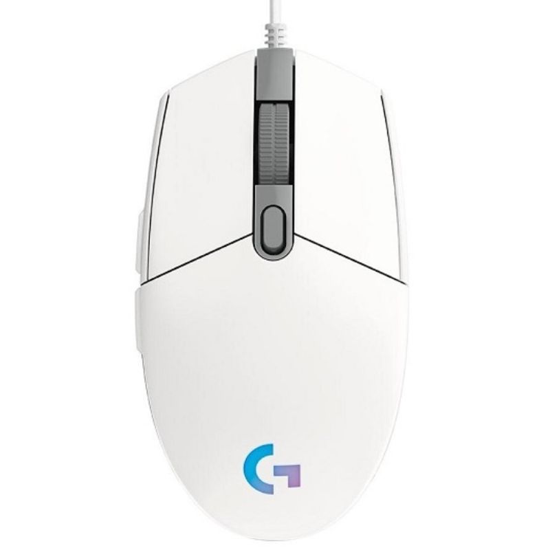 LOGITECH - Mouse Gamer - Logitech G203 Lightsync - 6 Botones - USB - White
