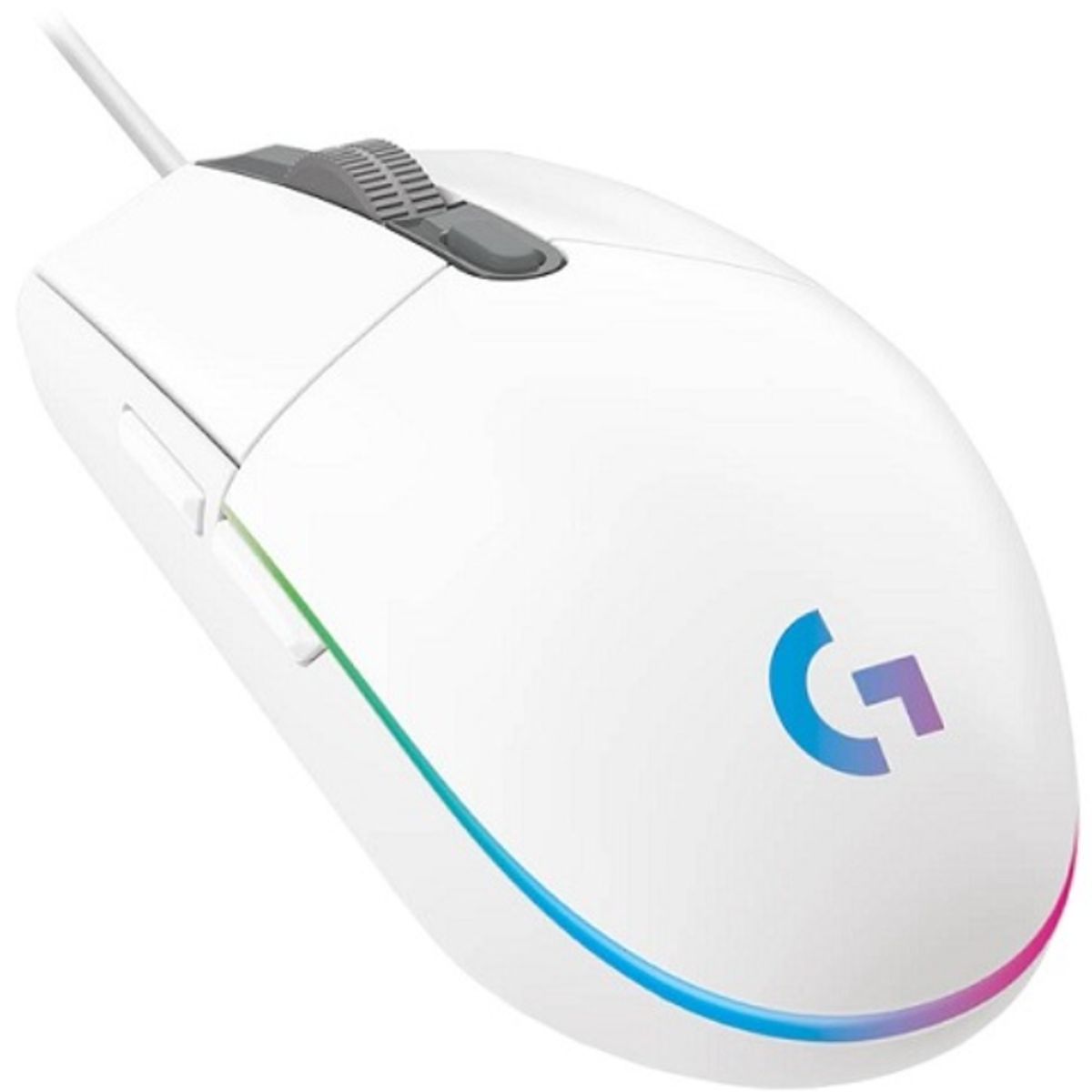 LOGITECH - Mouse Gamer - Logitech G203 Lightsync - 6 Botones - USB - White