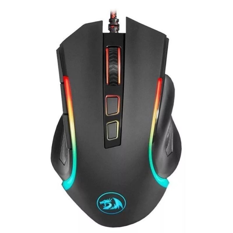 REDRAGON - Mouse Gamer - Redragon M607 Griffin - 8 botones - USB - Black