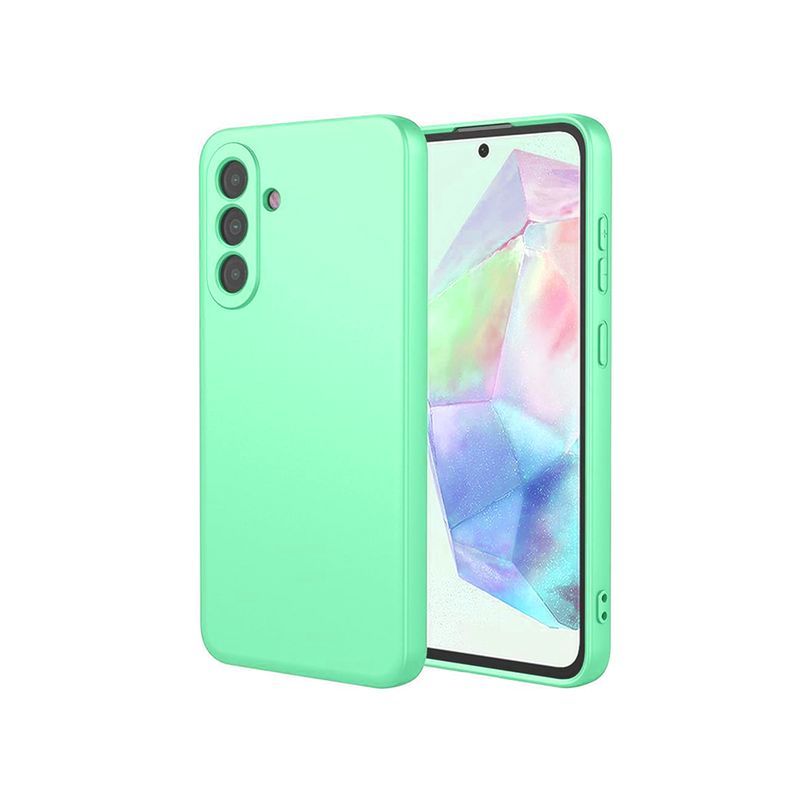 JOIGO - Carcasa Funda Para Samsung A56 Goma Turquesa