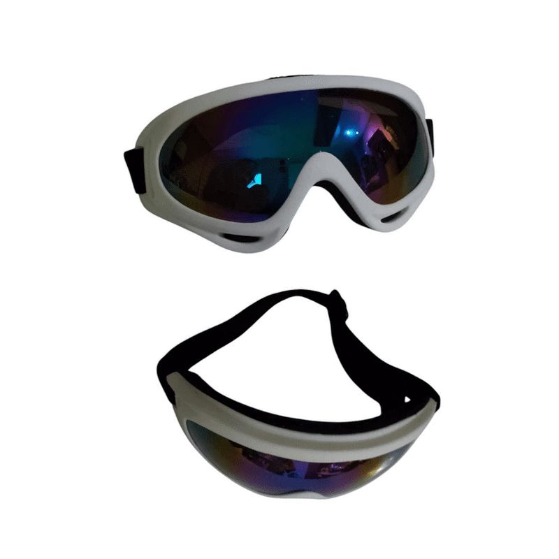 GENERICO - Lentes Antiparras Nieve Con Filtro Uv Para Snowboard Blanco