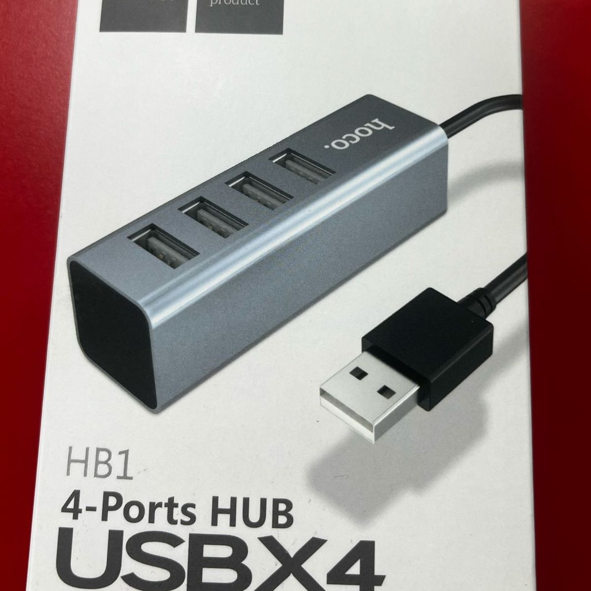 HOCO - HUB ADAPTADOR USBX4 HOCO HB1