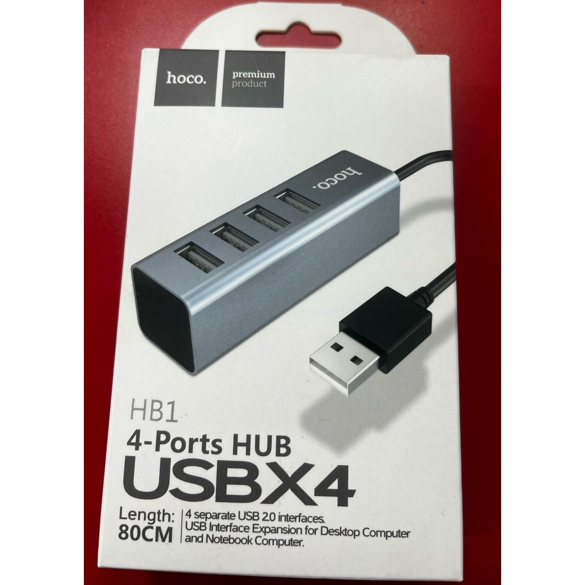 HOCO - HUB ADAPTADOR USBX4 HOCO HB1