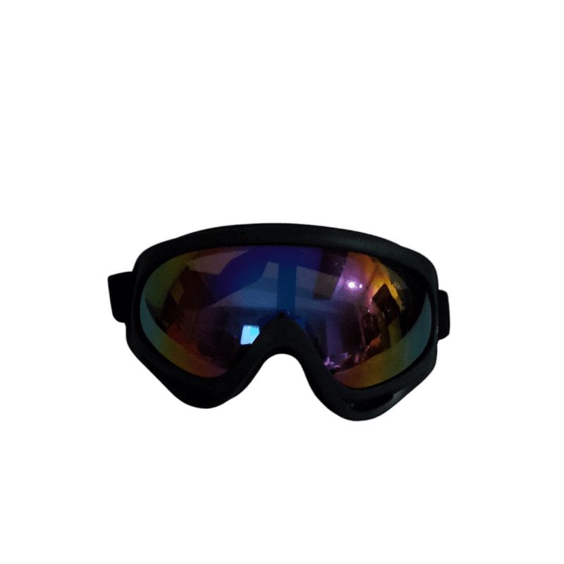 GENERICO - Lentes Antiparras Nieve Con Filtro Uv Para Snowboard  Negro