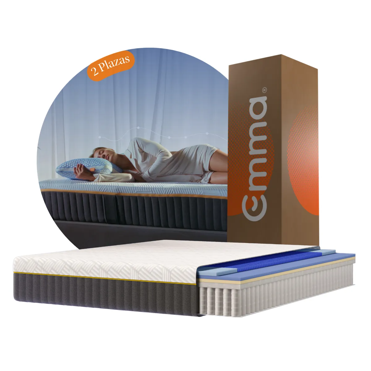 EMMA - Colchón Emma ZeroGravity 2 Plazas