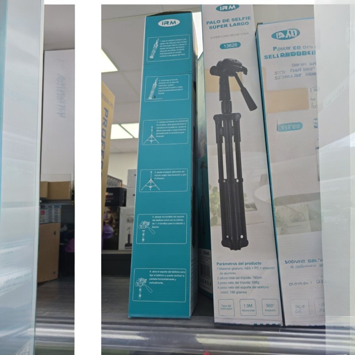 ANGELES DEL HOGAR - TRÍPODE PROFESIONAL PARA CELULAR Y CÁMARAS IRM