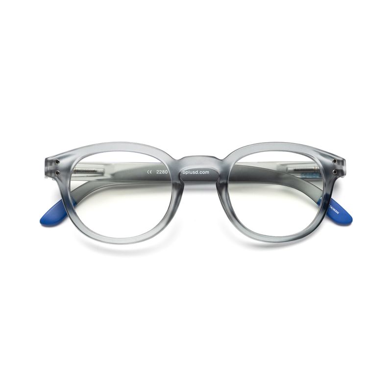 B+D - Lentes Graduados Presbicia Filtro Azul B + D Blue Ban Matt Grey Dioptría 0.00
