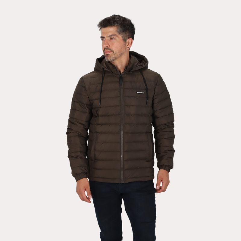 GANGSTER - Parka Monvo Café Oscuro Gangster