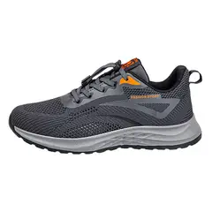 TIOZONEY - Zapatilla Outdoor Hombre - Gris.