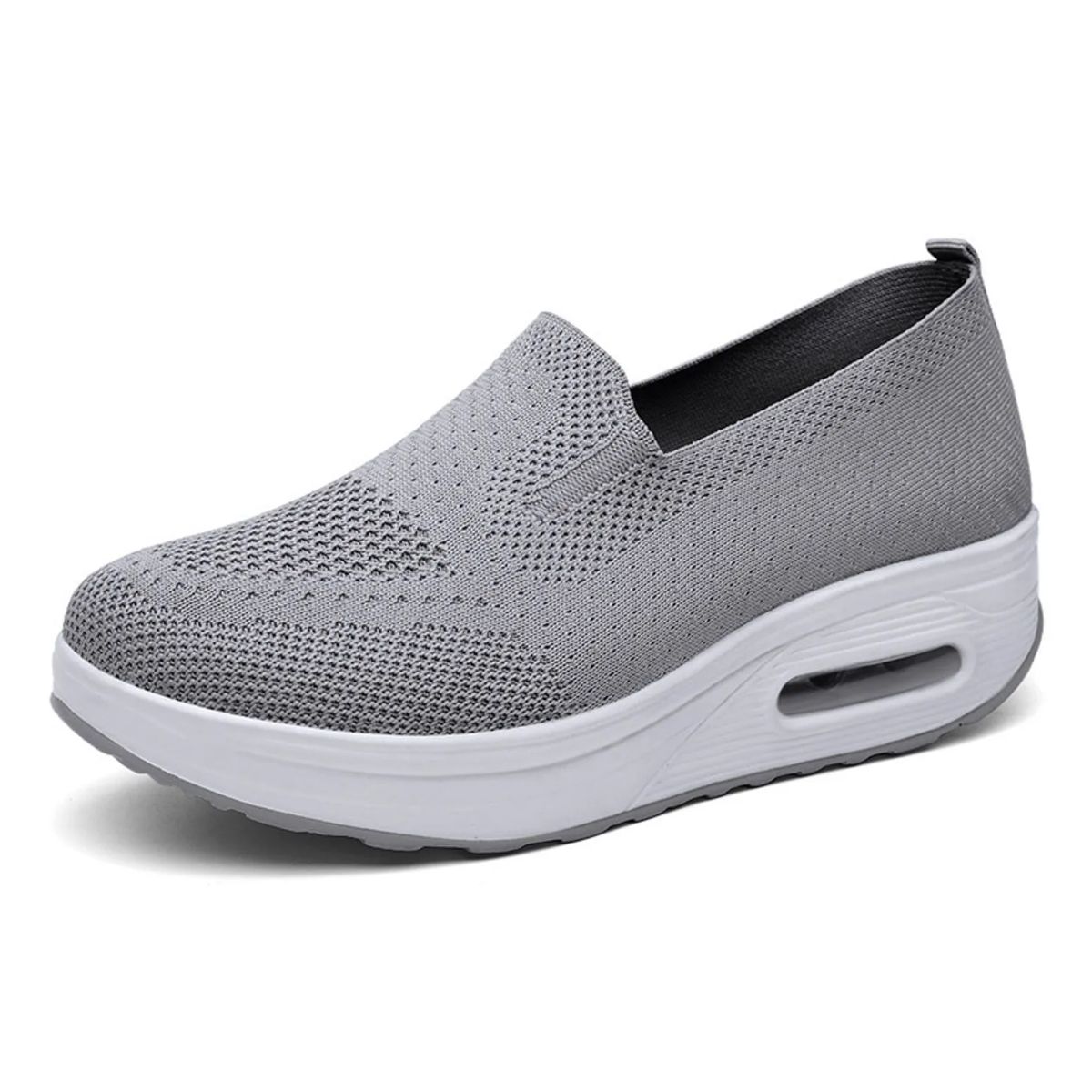 TIOZONEY - Zapatillas casuales para Mujer -Gris