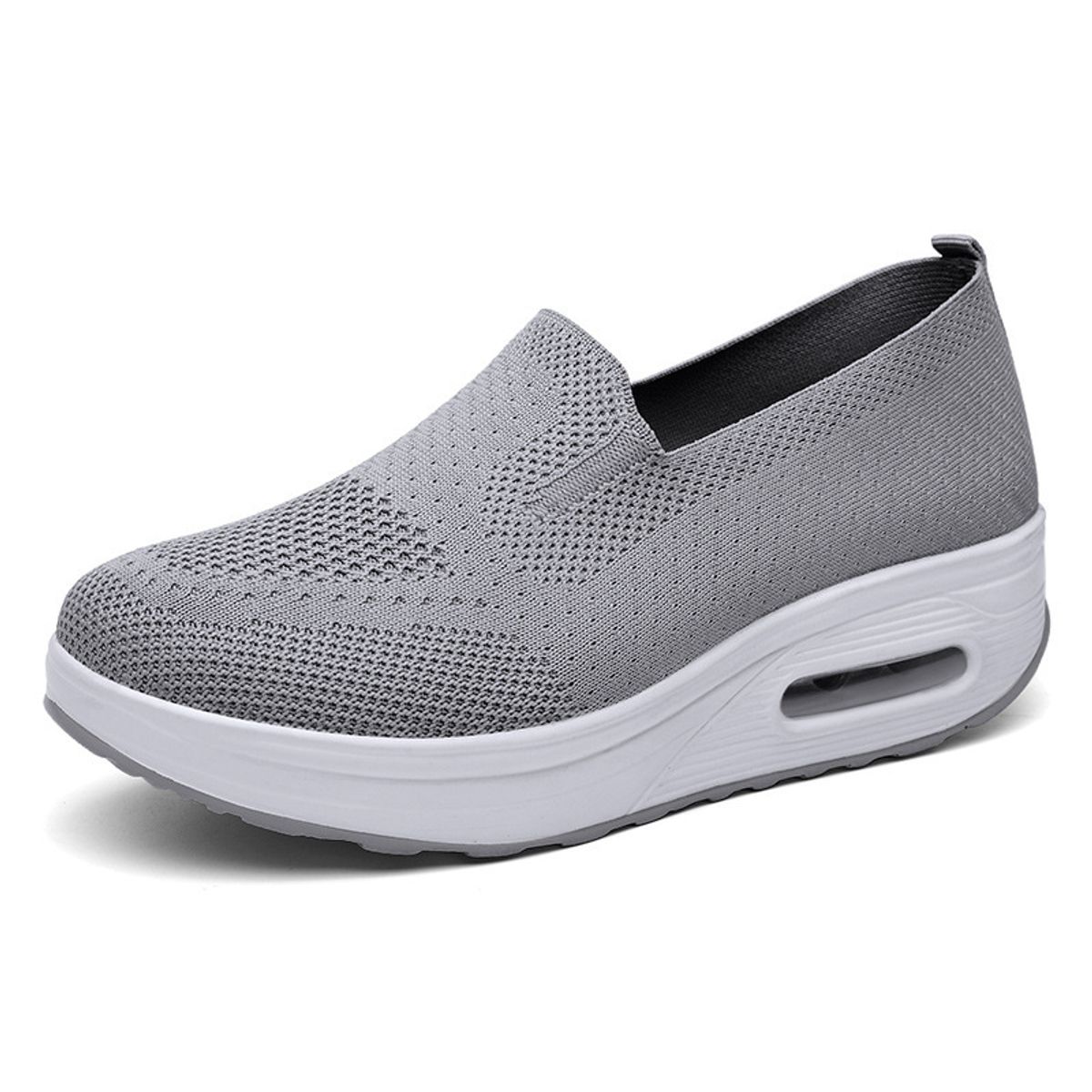 TIOZONEY - Zapatillas casuales para Mujer -Gris