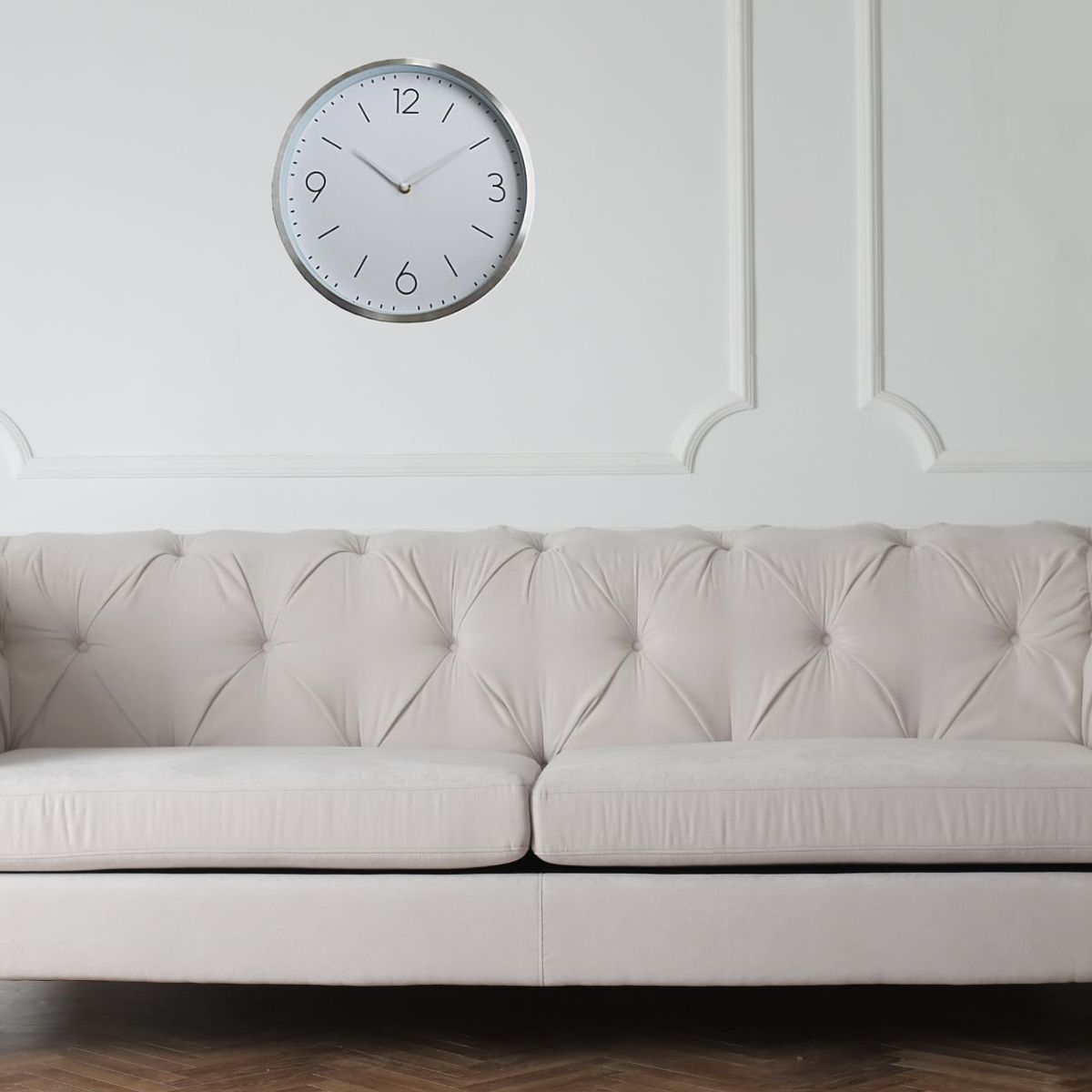 RONDA - Reloj Fondo Blanco moderno 30x30 cm