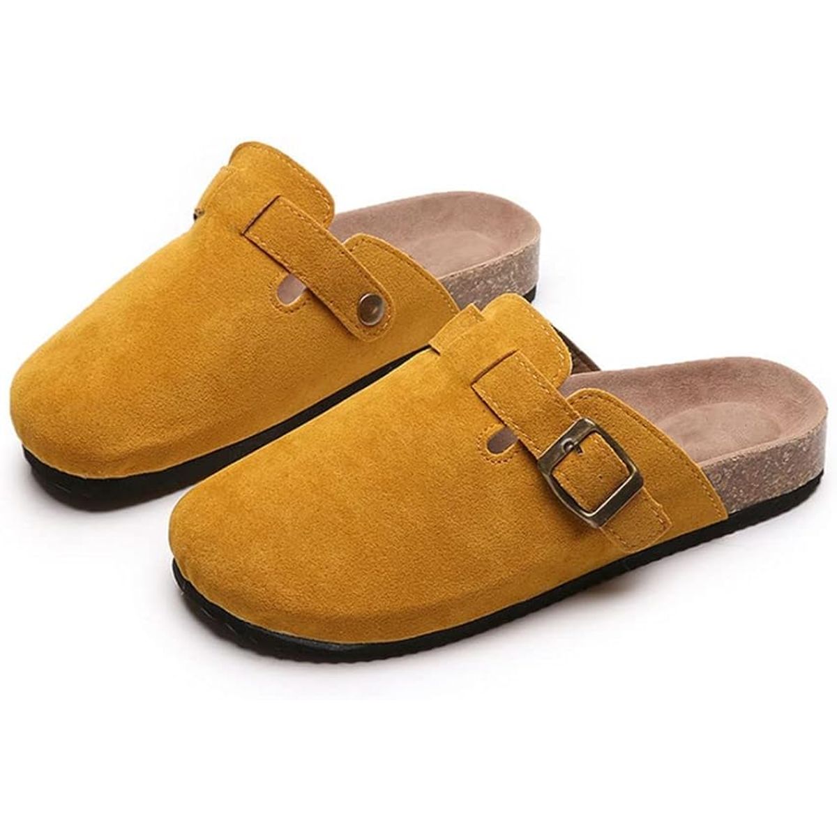 TIOZONEY - Sandalia Mujer-Amarillo